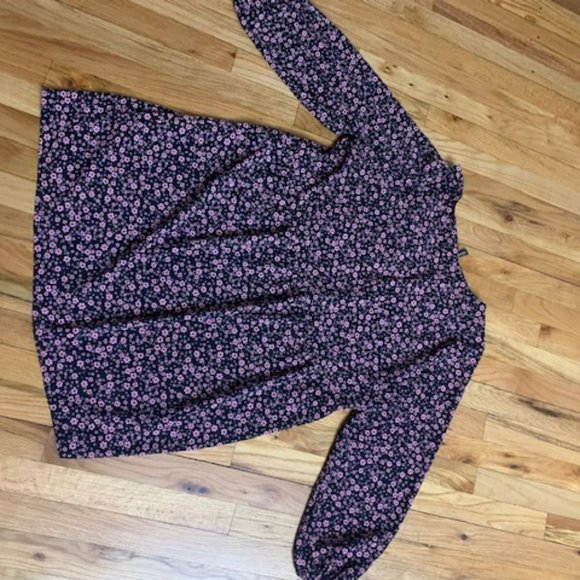 H&M Dresses Hm Divided Floral Baby Doll Style Dress Size Xl Poshmark